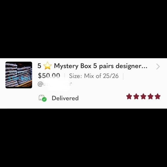 5 ⭐️ Mystery Box 5 pairs designer Jeans 26 only - Picture 7 of 7
